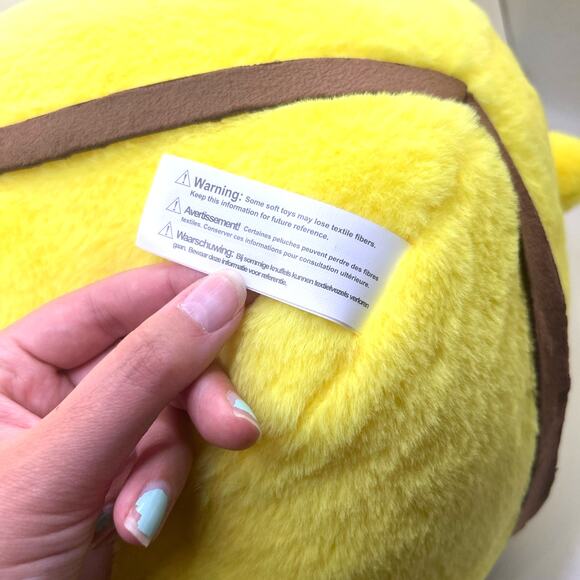 12" Soft Fill JellieMons - Yellow Luca Stuffed Animal - carrot like belt - Picture 11 of 12